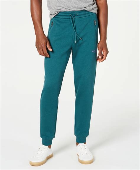 michael kors mens logo fleece joggers|Michael Kors Men's Logo Fleece Joggers, Created for Macy's.